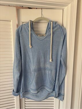 Chance or Fate Light Blue Hooded Pullover